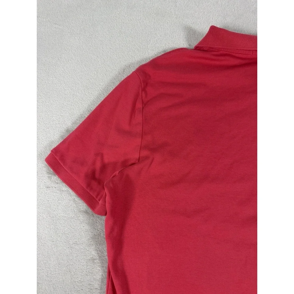 Polo Ralph Lauren Mens XL Pink Short Sleeve Iconic Mesh Pony Logo Polo Shirt XL